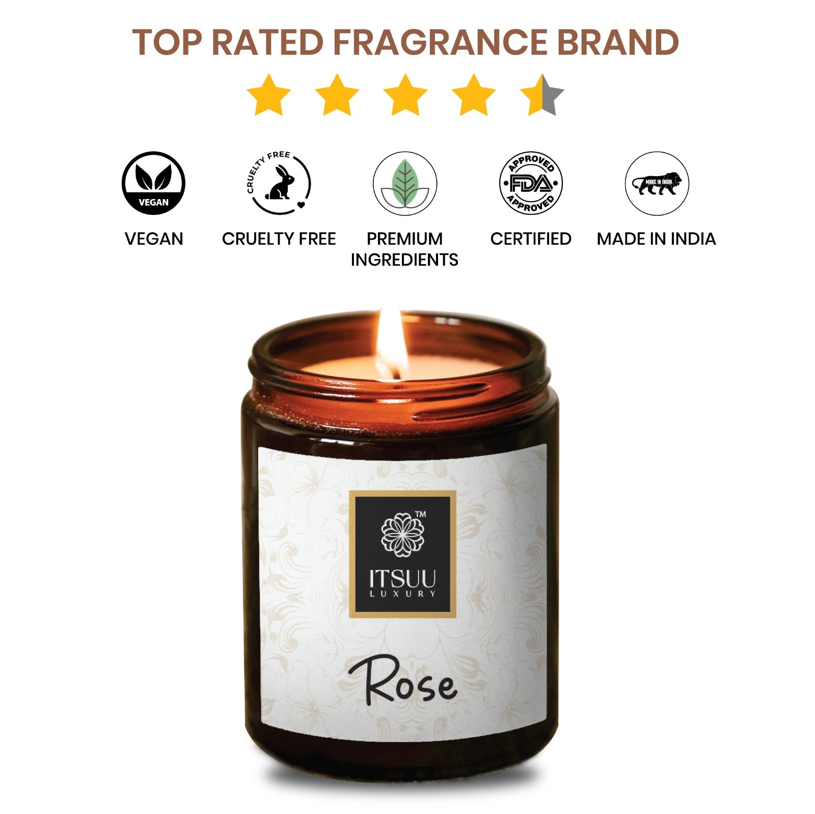 ROSE (scented candle)