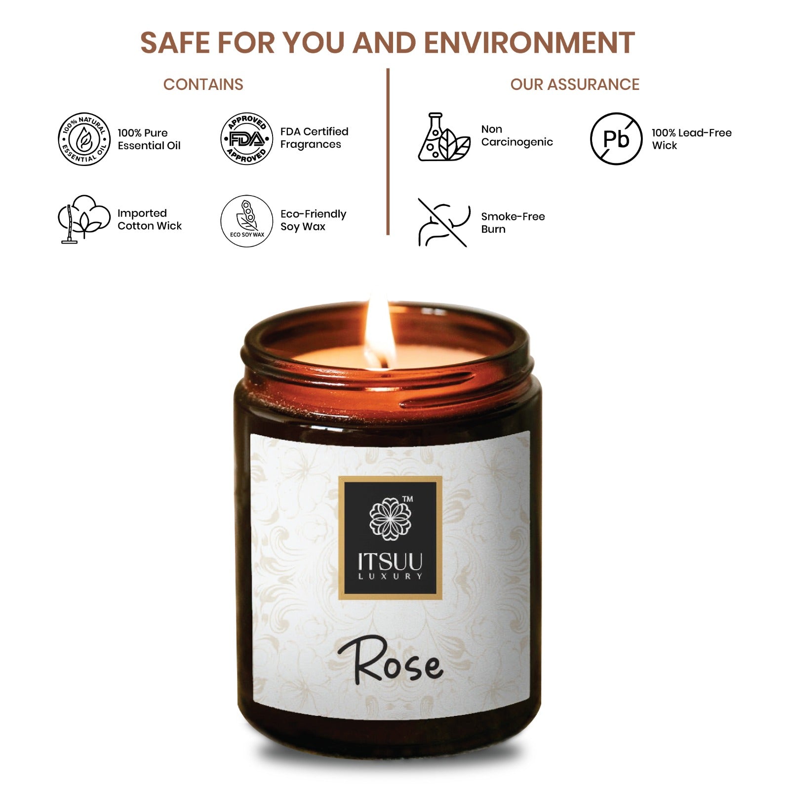 ROSE (scented candle)